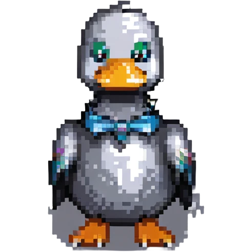 duck with duct tape emoji