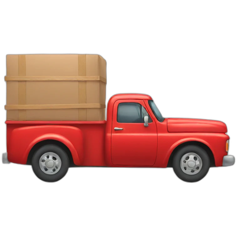 red truck emoji