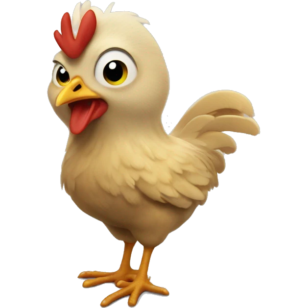 Chicken little emoji