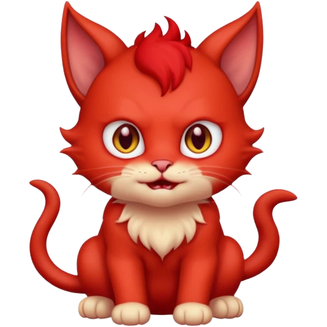 baby devil cat emoji