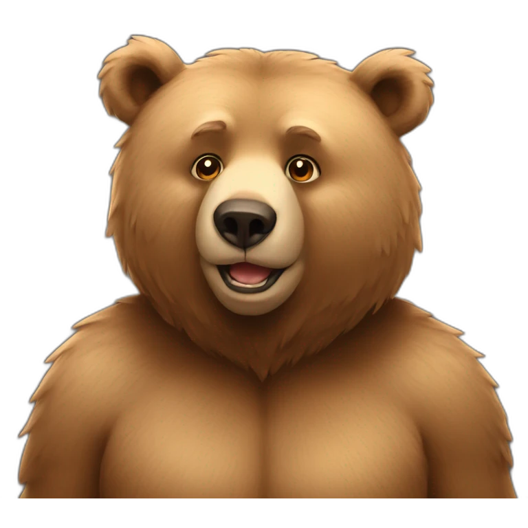 bear love emoji