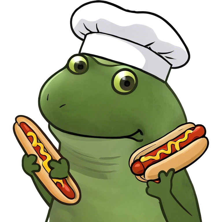 offering a hotdog emoji