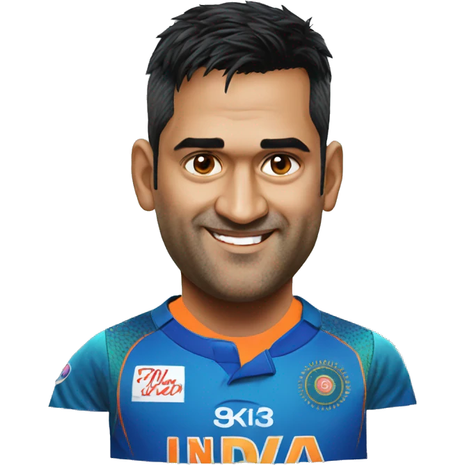 ms dhoni emoji