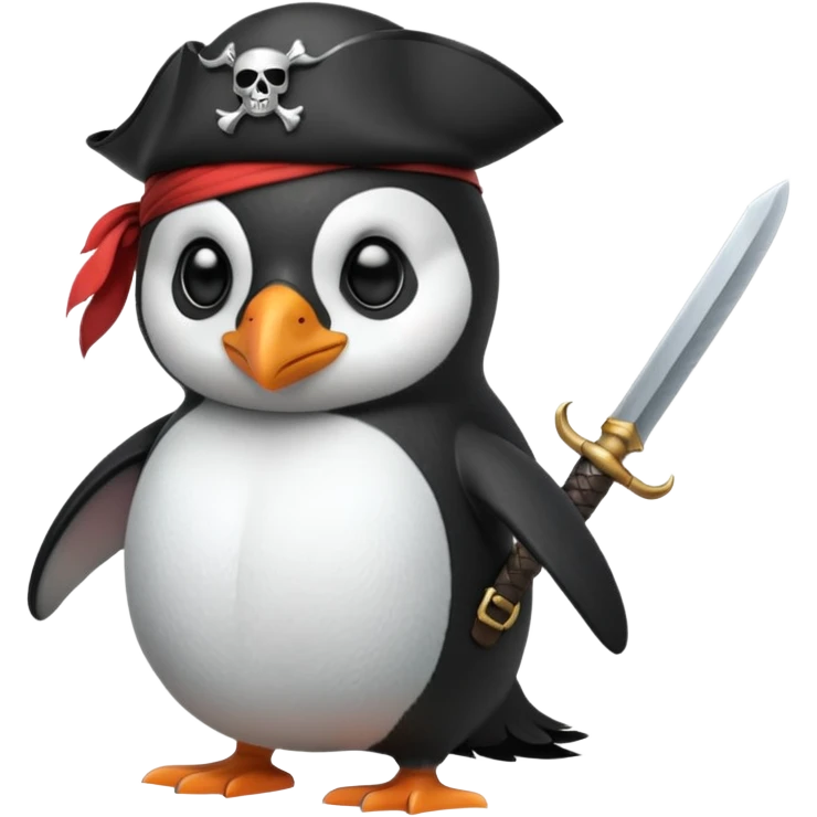 pirate penguin emoji