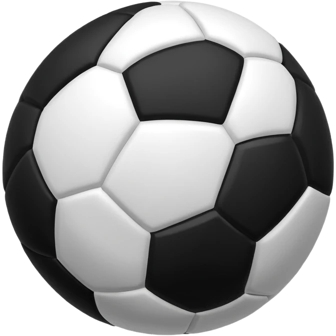 Un balón de básquet blanca y negra emoji