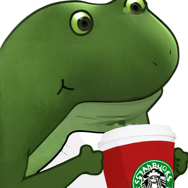 Un café starbucks emoji