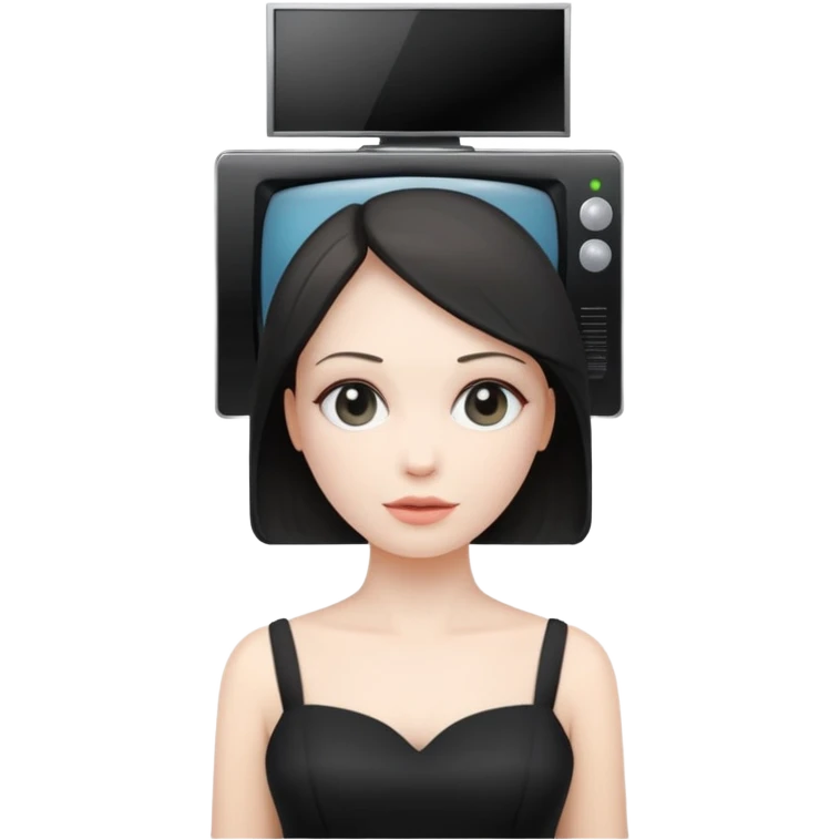 Skivid toilet TV woman from Skividi toilet emoji