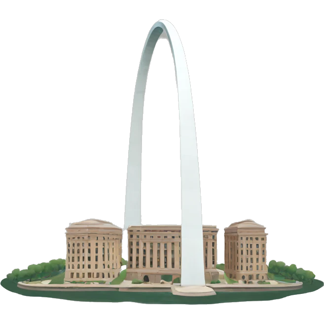 St. Louis arch emoji