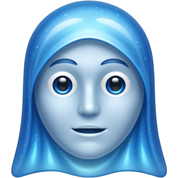 Glitter Blue Panthom emoji