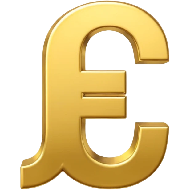 Symbole de currency en or en forme de lettre F précise, seul, 3D, brillant, style emoji simple et lisible sur fond uni. pas une autre lettre

Fcoins emoji