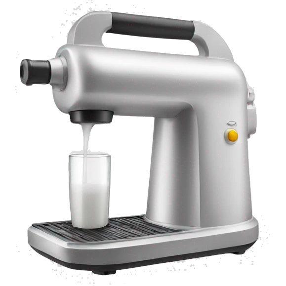 retro white juice presser emoji