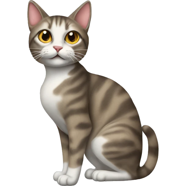 A cat with heels on emoji