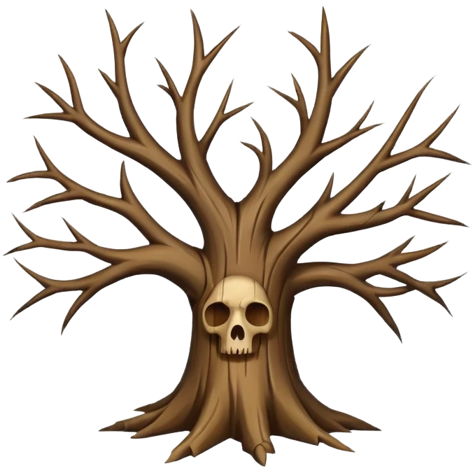 dead tree emoji