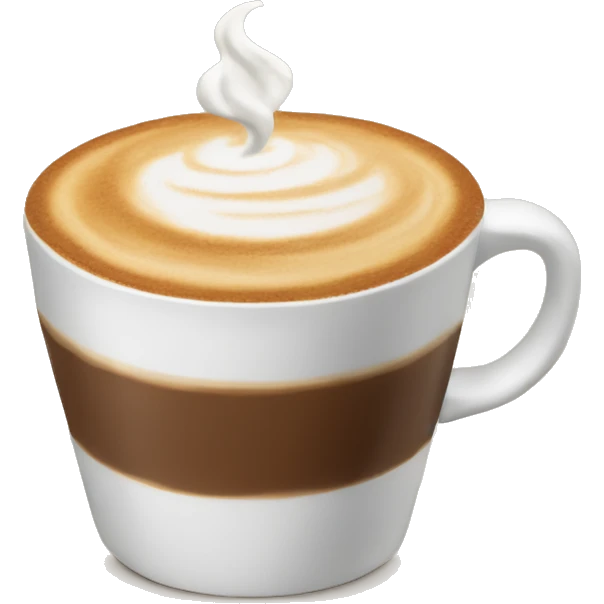 capuccino coffee cup emoji