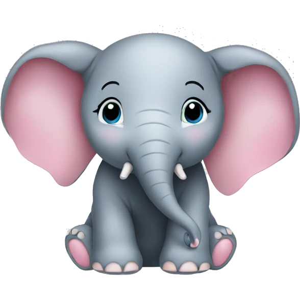 Baby elephant (only head)  emoji