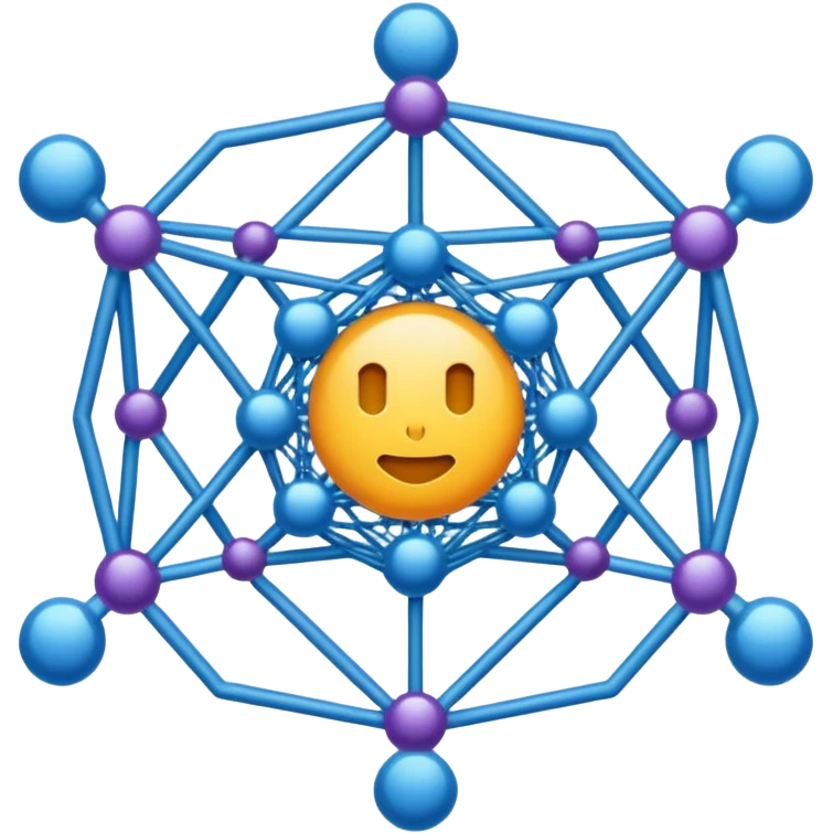 Neural network net frame  emoji