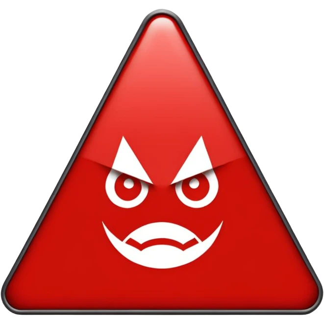 symbol of danger emoji
