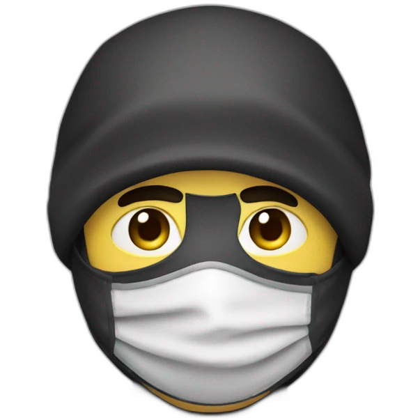 thief in mask emoji