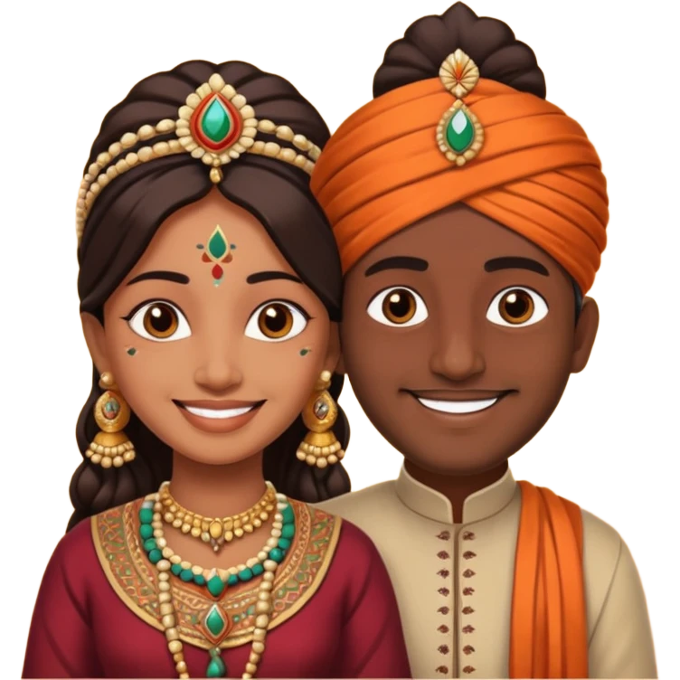 2 indian couple beautiful 😍  emoji