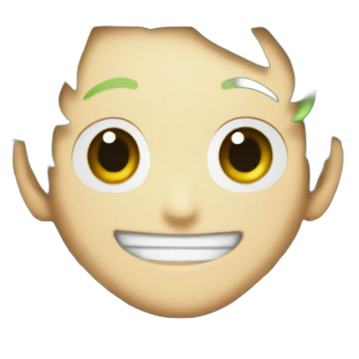 Zoro smiling emoji
