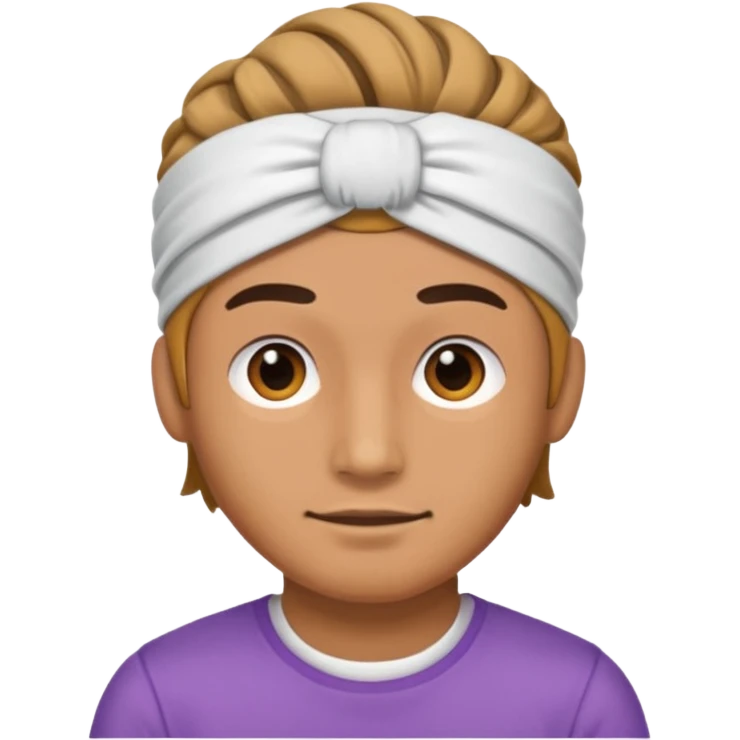 men with hairband emoji