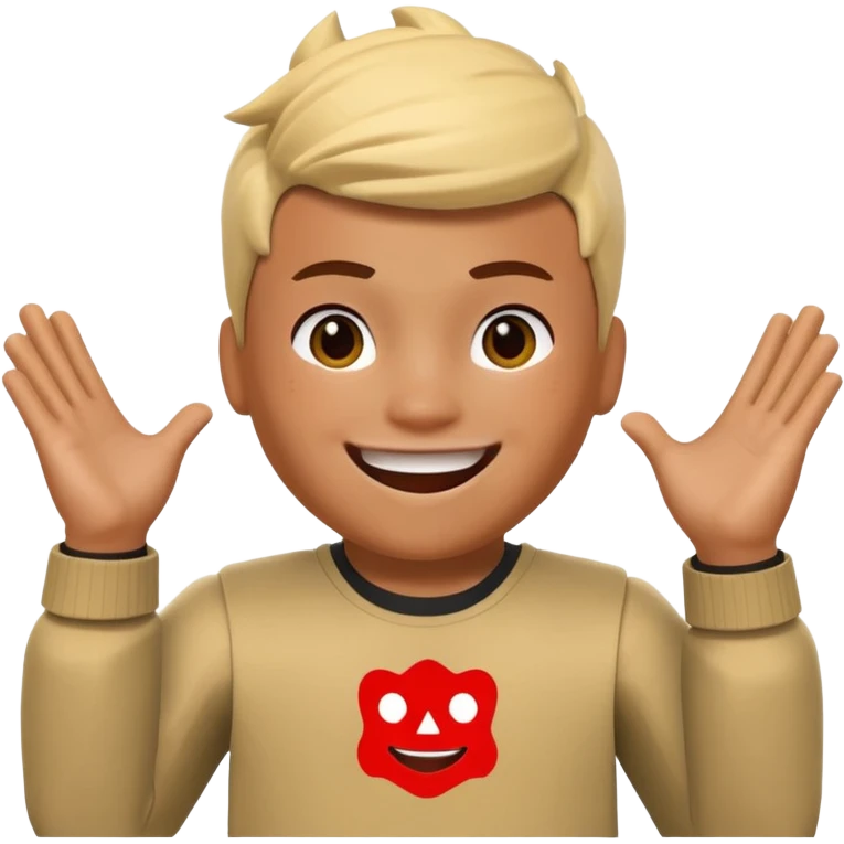 a roblox player poping emoji