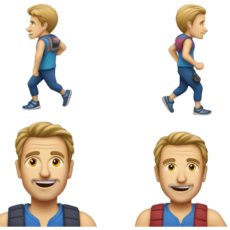 Robert Bartholot, joggen durch die Stadt emoji