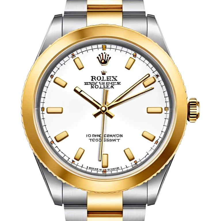 Two tone Rolex emoji
