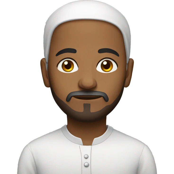 serious Muslim  emoji