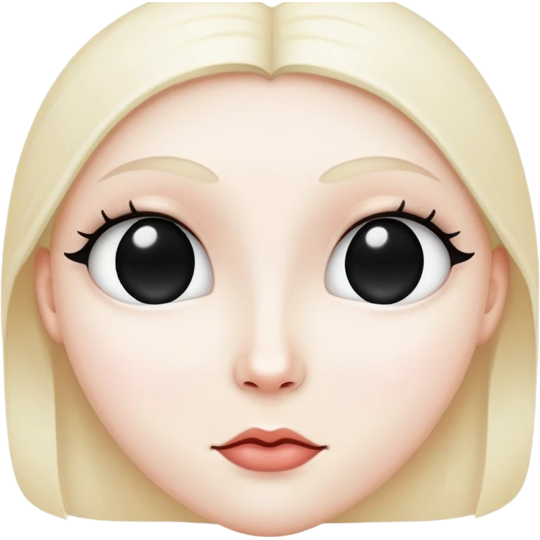 Black heart eyes face emoji