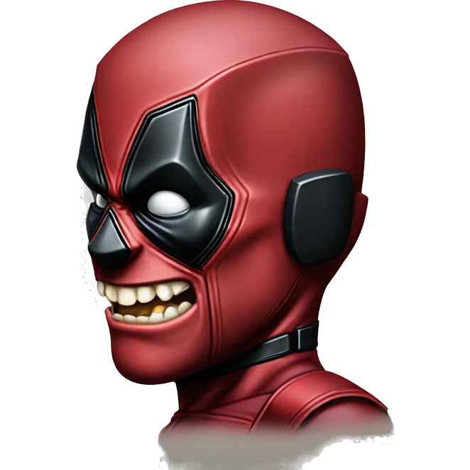 Deadpool wolverine hidden teeth emoji