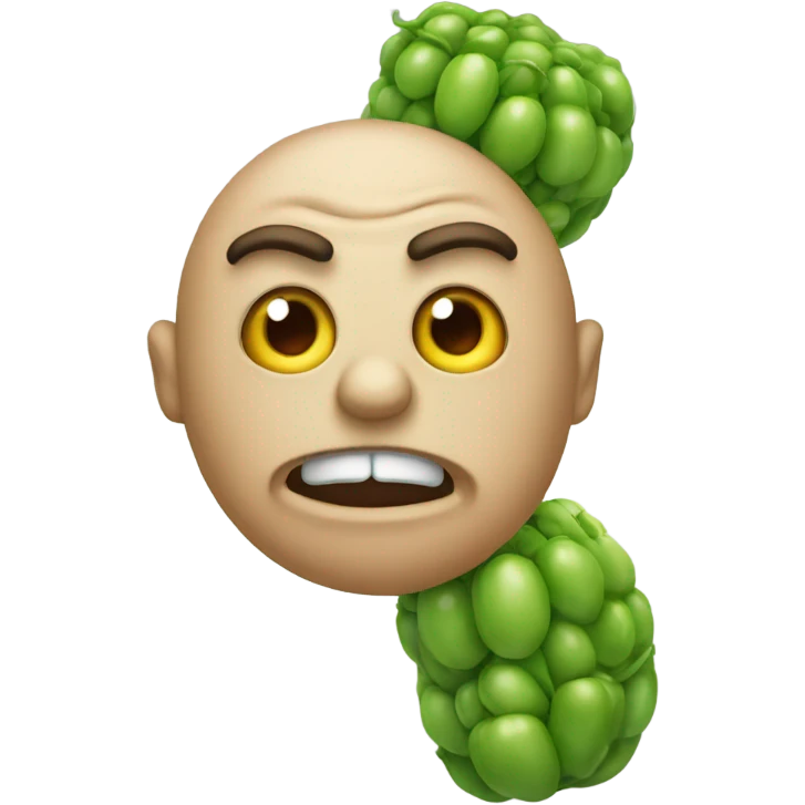 mad pea emoji