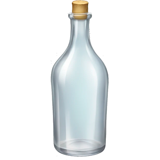 Cristal bottle emoji