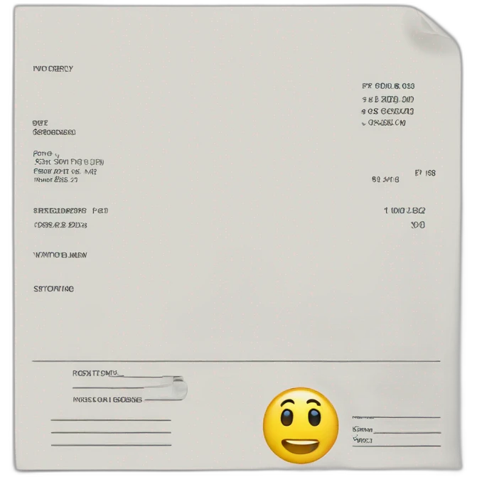 invoice emoji