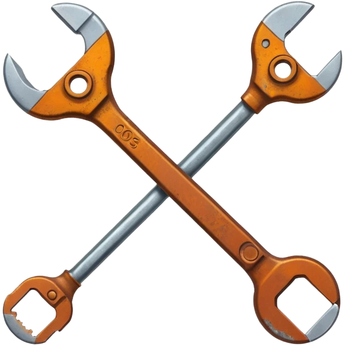 Old wrench covered in rust.



















 emoji