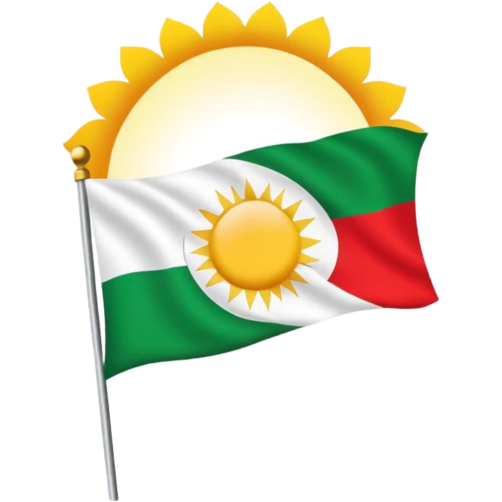 Kurdistans flag emoji