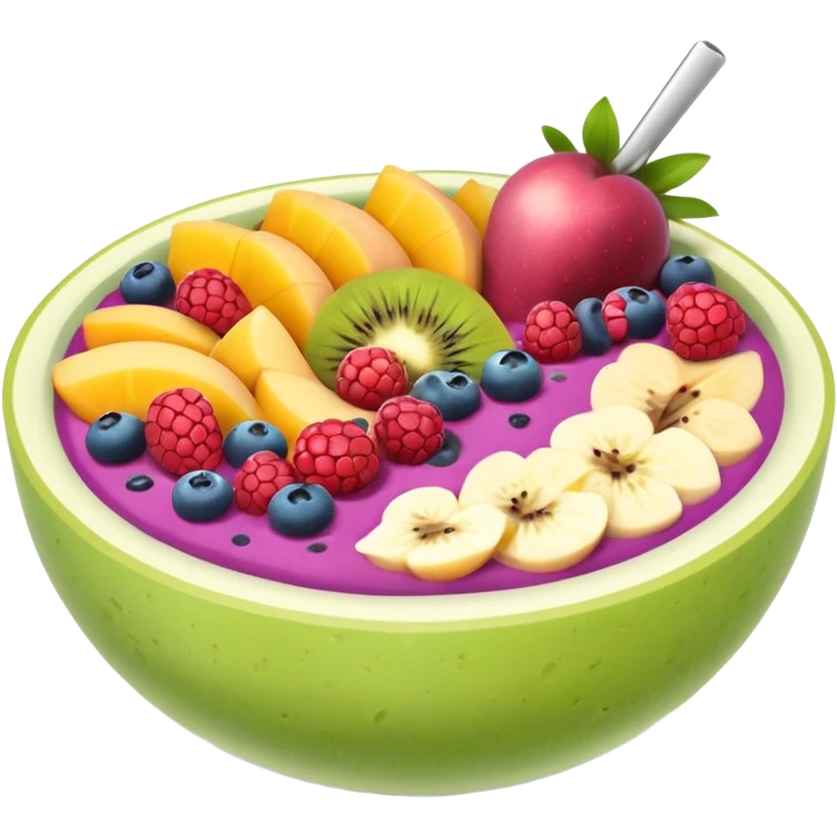smoothie bowl  emoji
