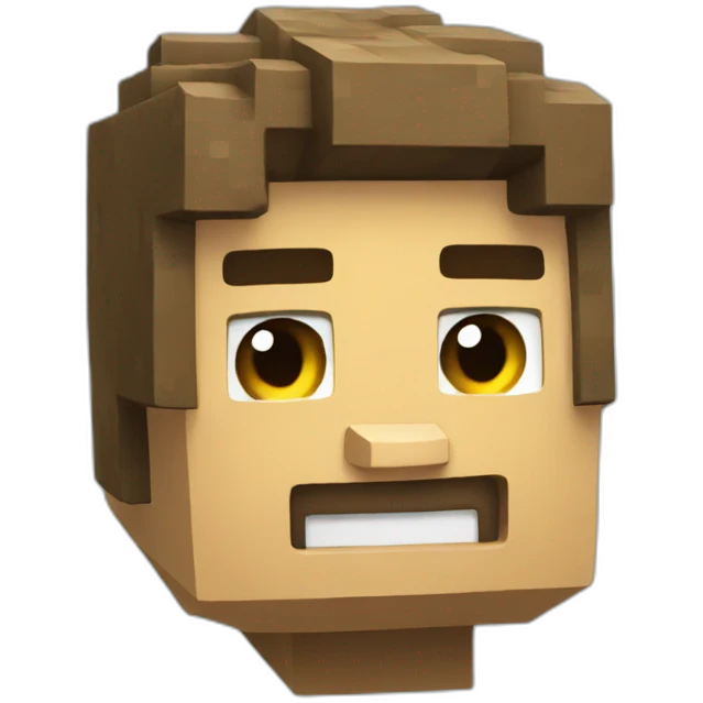 Happy minecraft  emoji