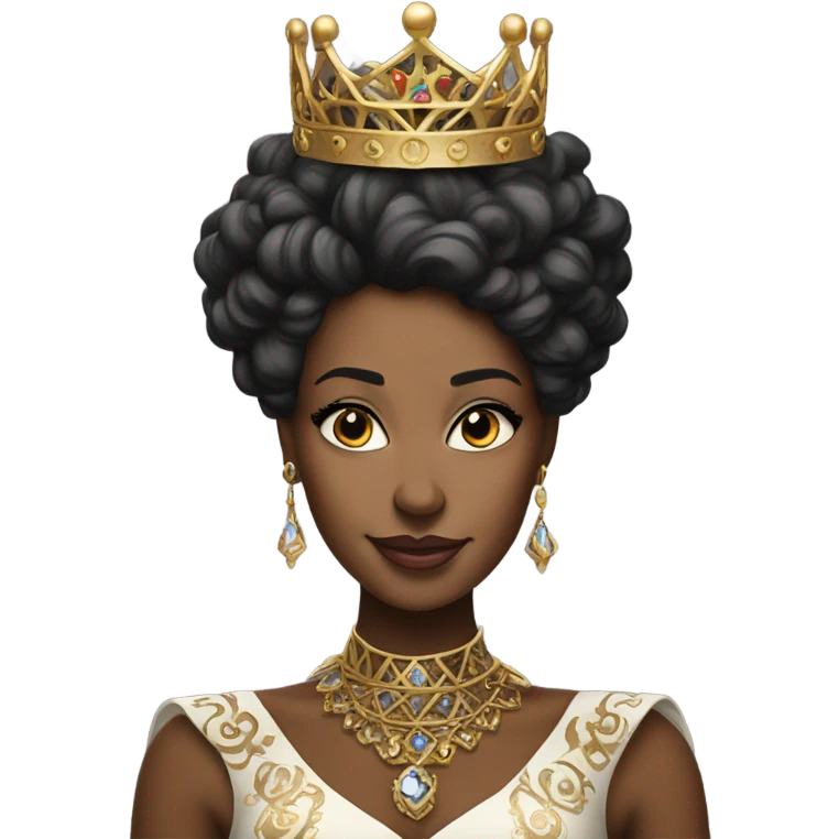 Black queen emoji