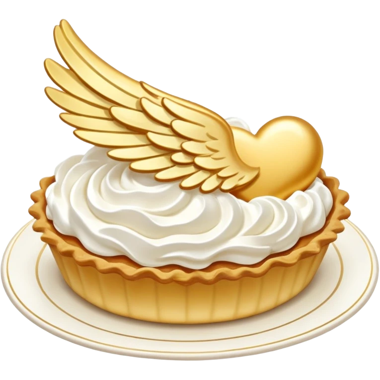 angel wing cream pie emoji