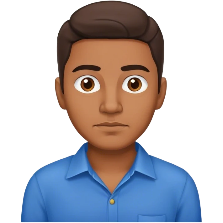 mexican Man with a blue shirt emoji