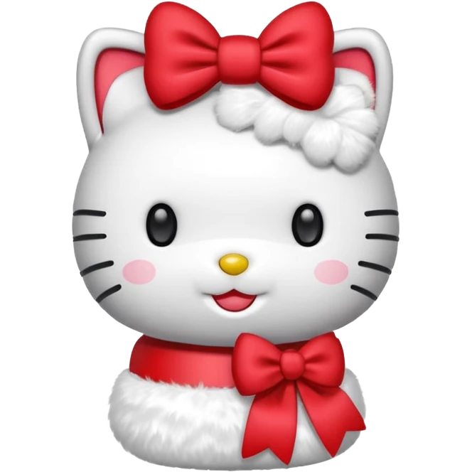 Hello kitty stady emoji | AI Emoji Generator