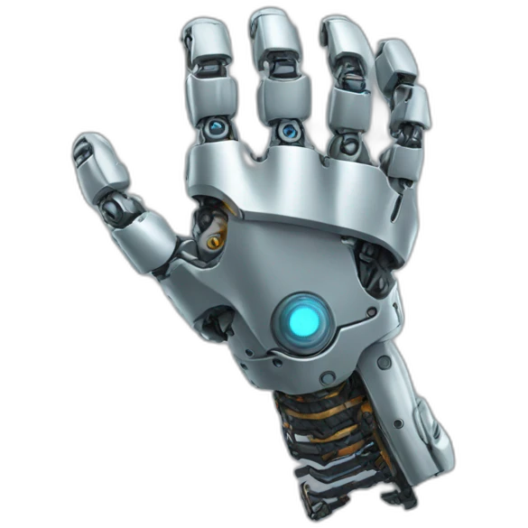 robot hand emoji