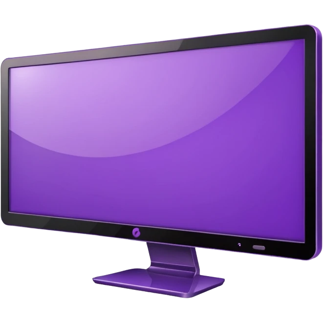 purple wide screen monitor emoji