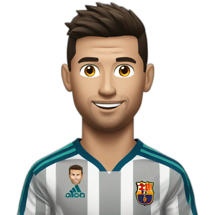 Ronaldo qui  tue messi emoji