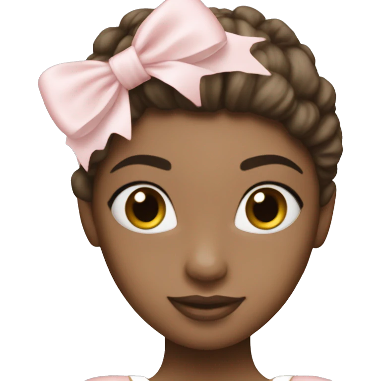 ballerina pink and white emoji