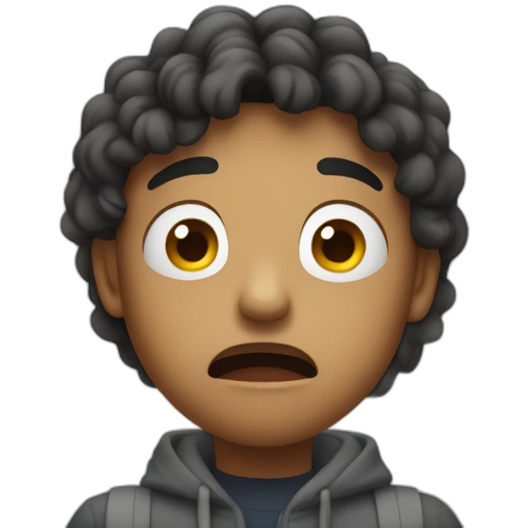 scared of flying emoji