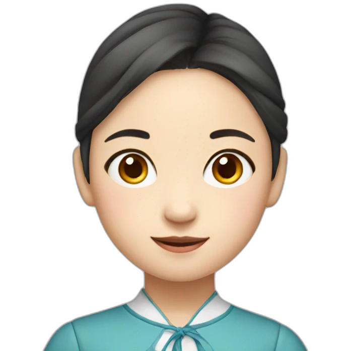 Chinese primary school girl emoji