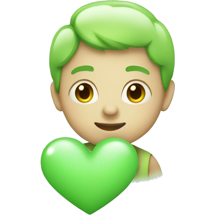 Light green heart  emoji