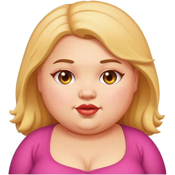 Fat girl emoji